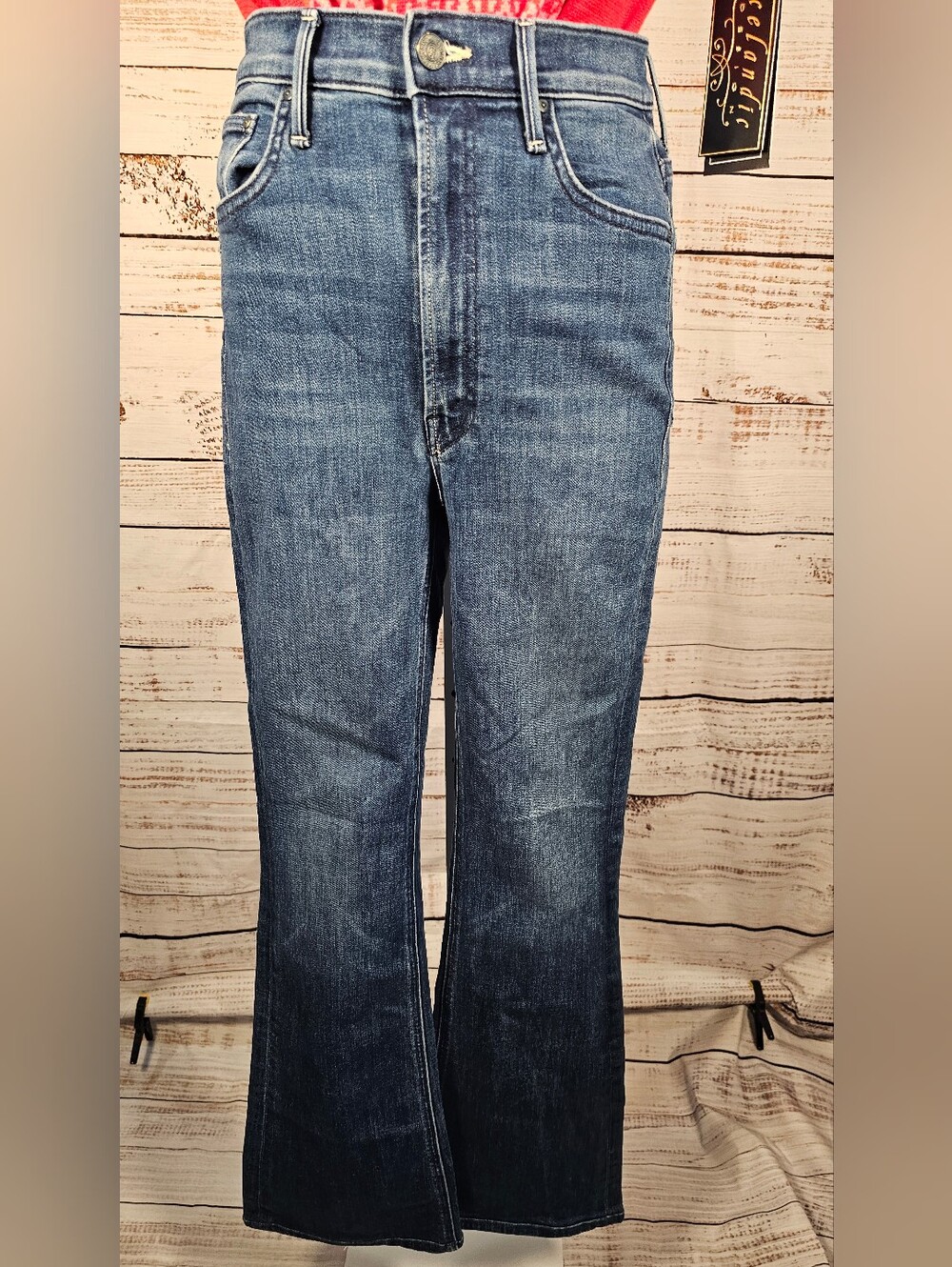 MOTHER The Mellow Drama High Rise Flare Jeans Anchor Point NWT Sz 26